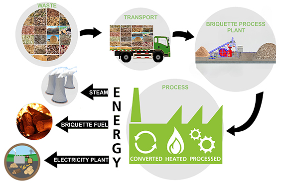 briquette process machine